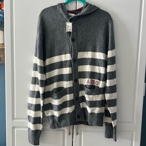 Aeropostale hooded long cardigan NWT